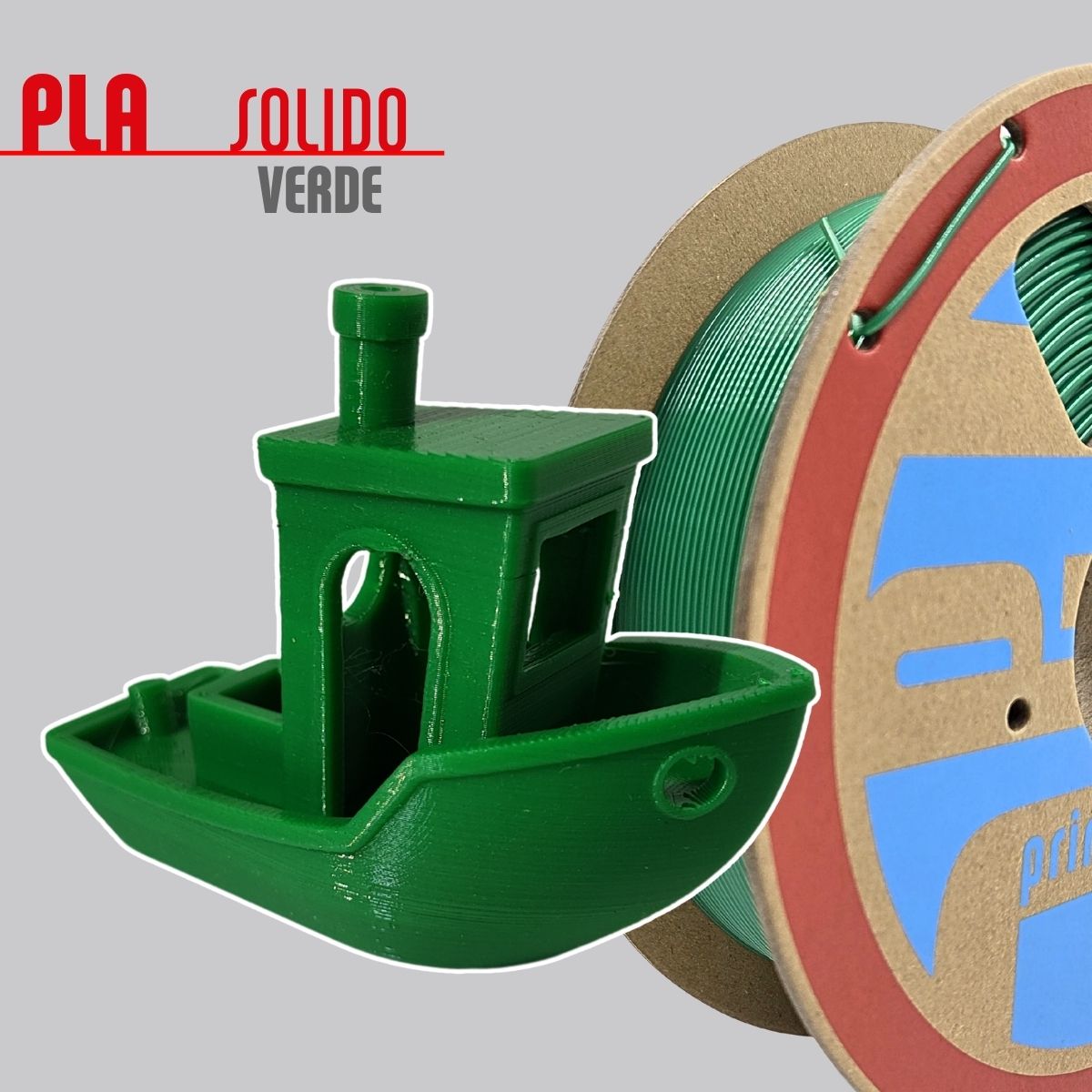 Filamento PLA Verde 1,75mm 1Kg PrintaLot