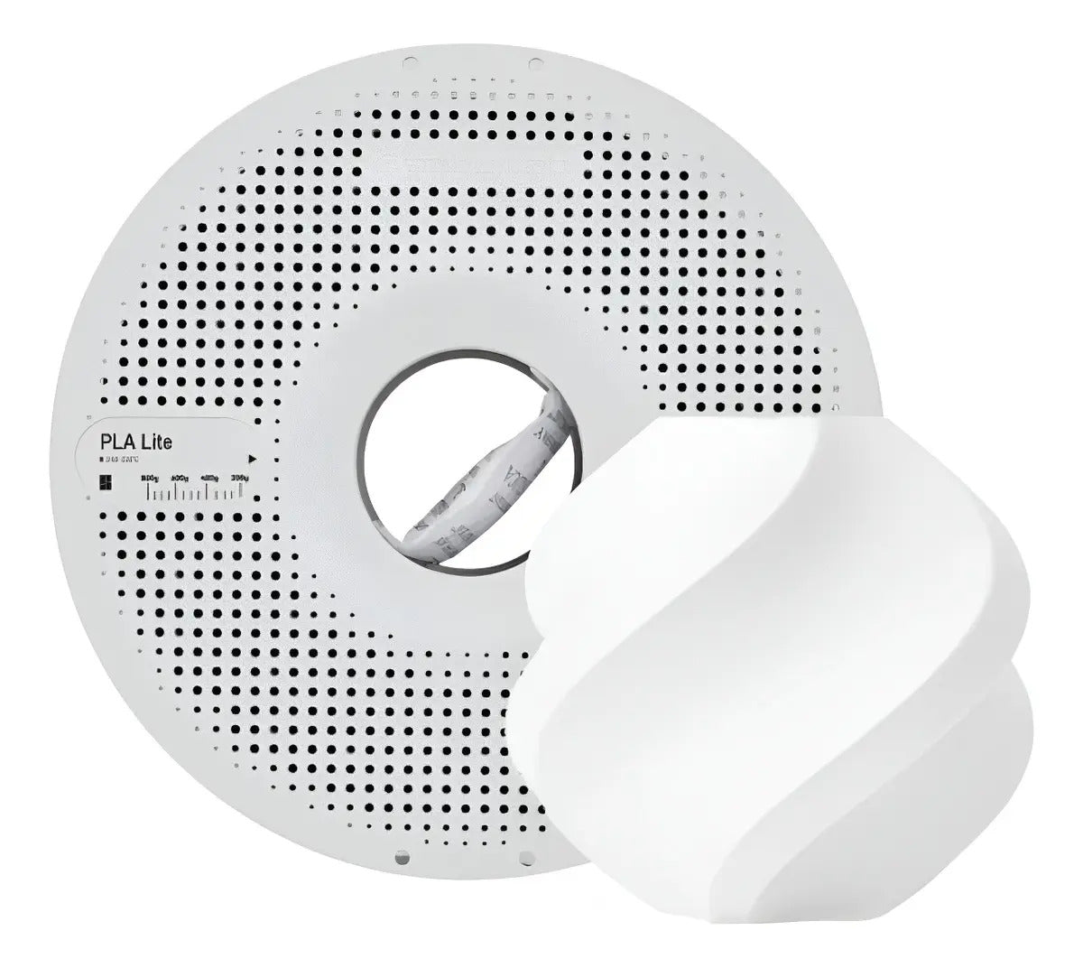 FILAM. 3D BAMBU PLA LITE BRANCO 1.75MM 1KG C/C RT