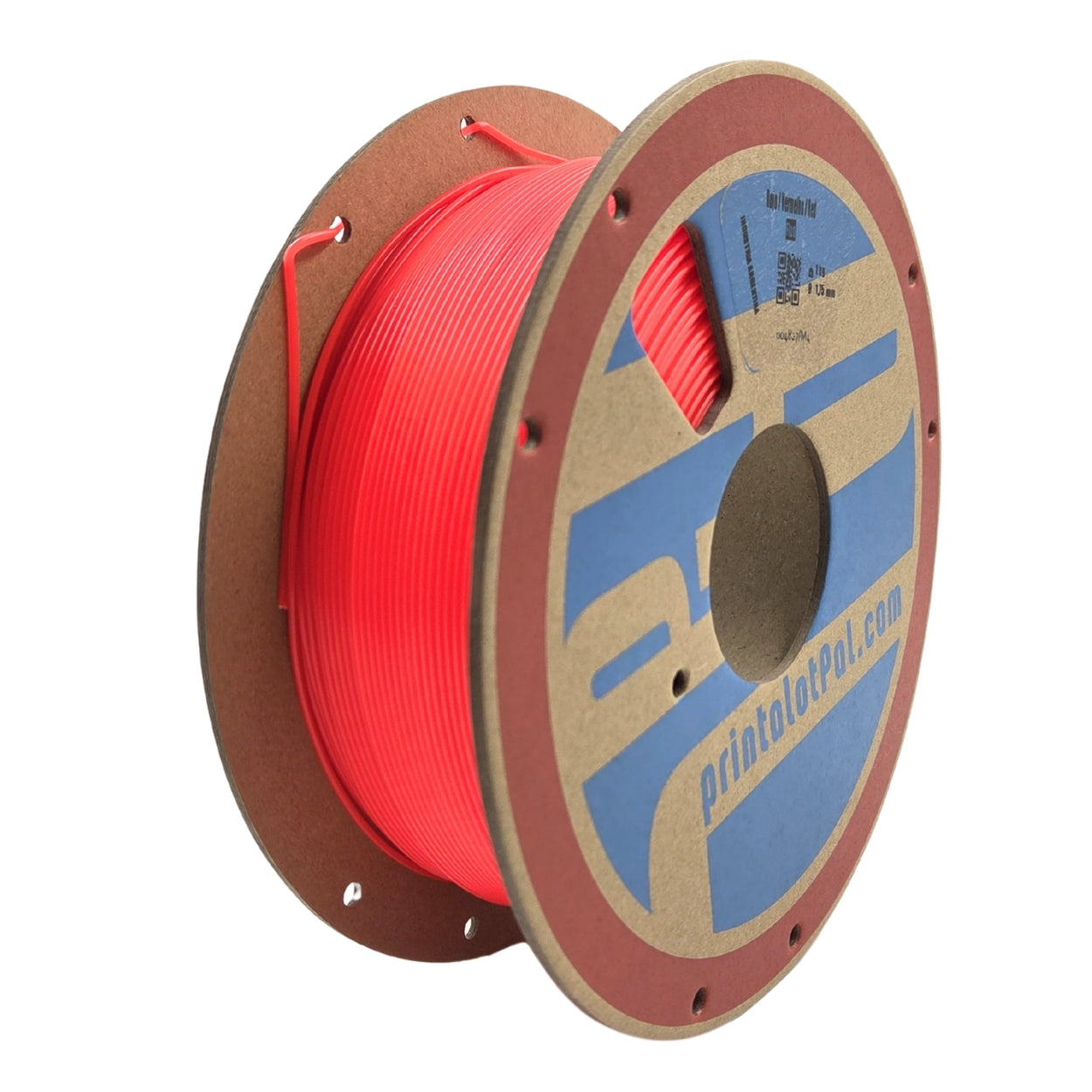 Filamento PLA Fluo Vermelho 1,75mm 1Kg PrintaLot
