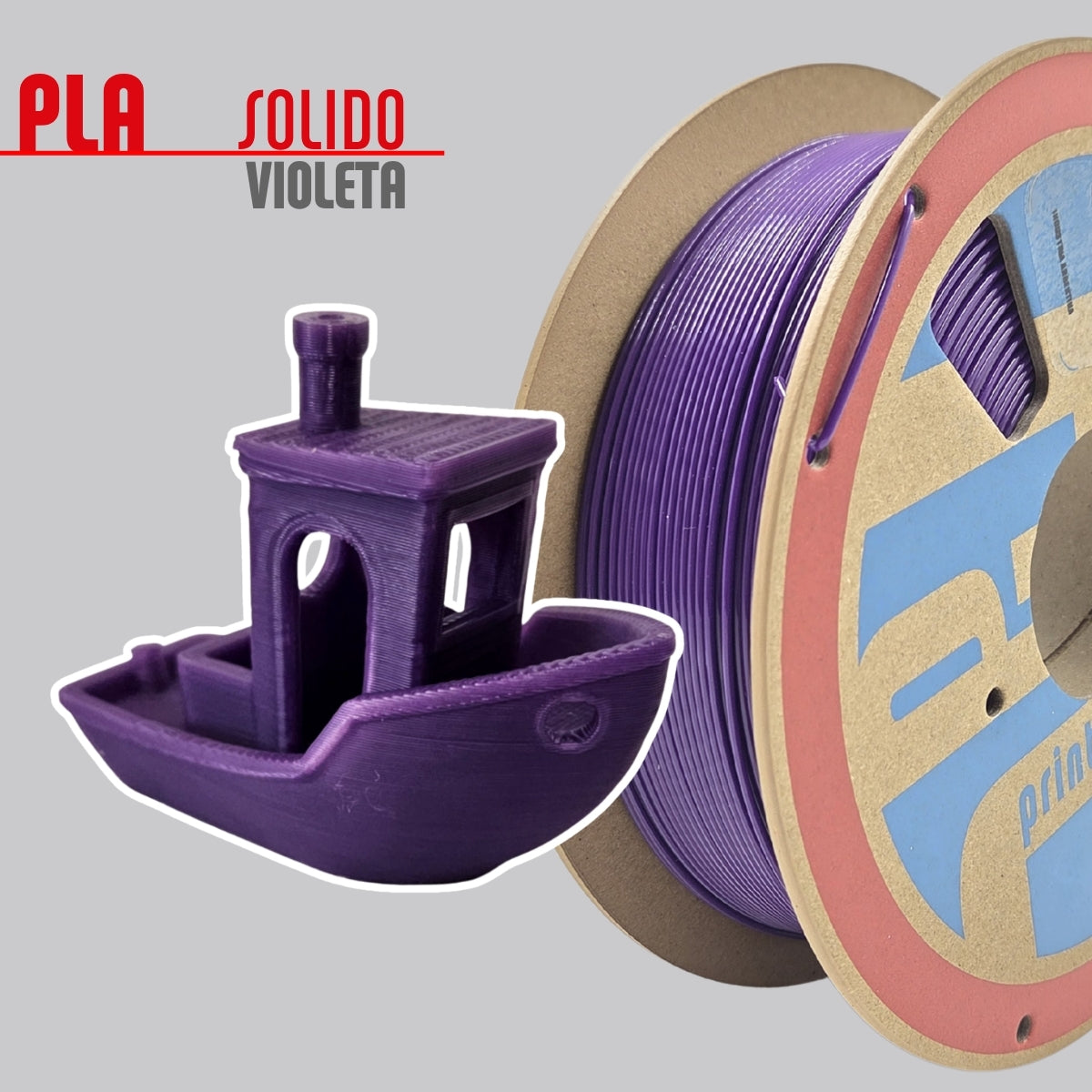 Filamento PLA Violeta 175 1 kg