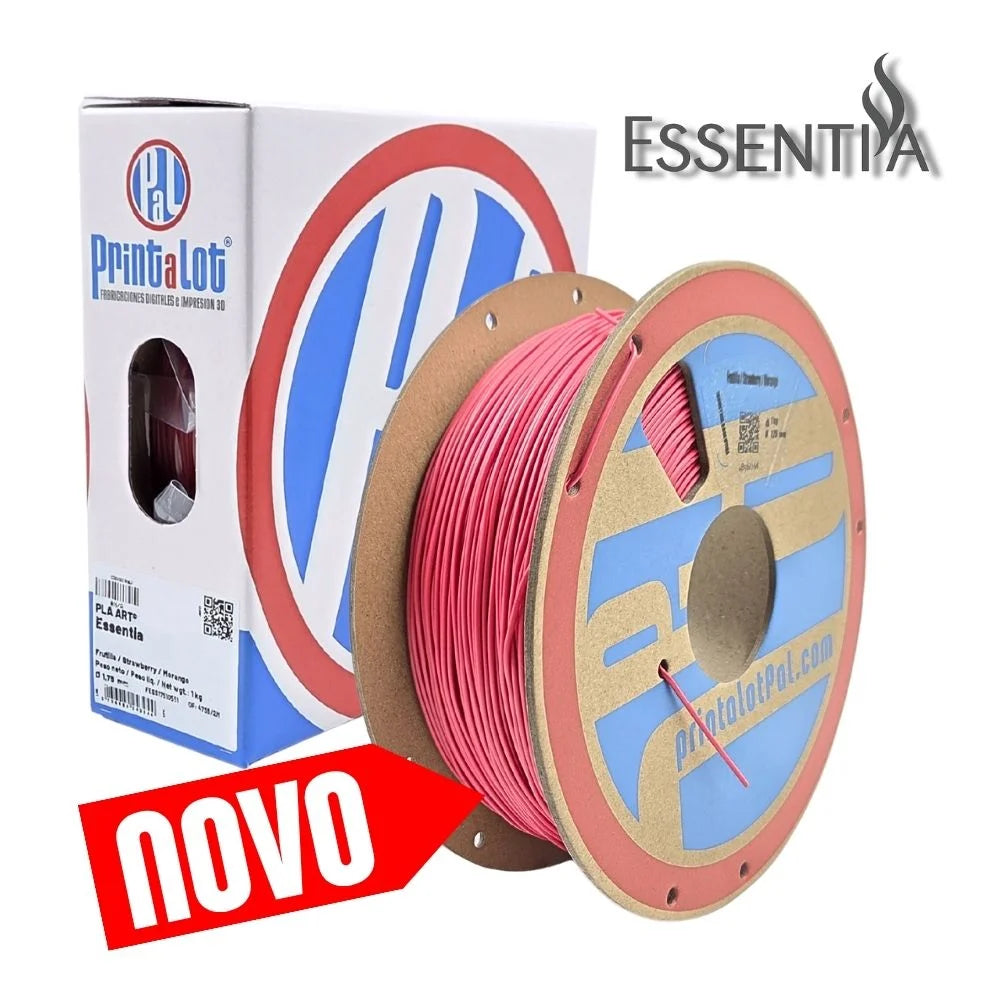 Filamento PLA FLEX ESSENTIA FRUTILLA Morango 1,75mm 1Kg PrintaLot