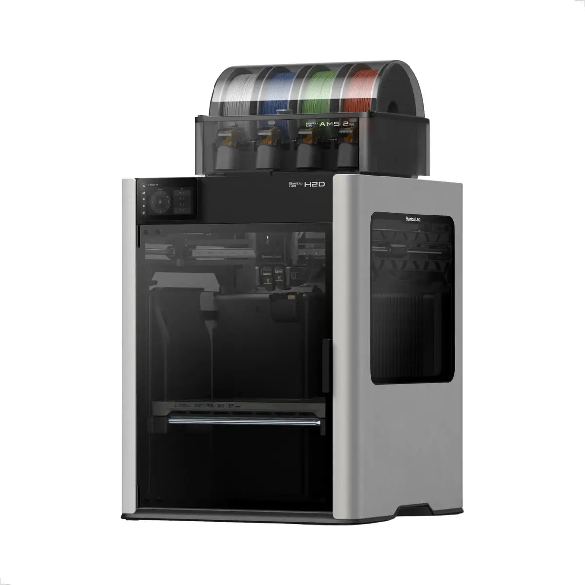 Impressora 3d Bambu Lab H2d Combo Ams 2 Cor Prateado