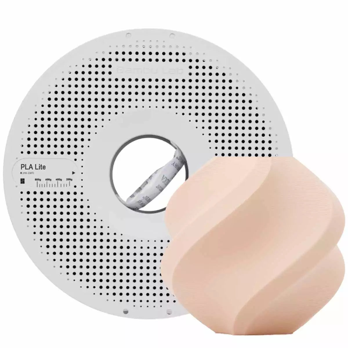 FILAM. 3D BAMBU PLA LITE BEGE 1.75MM 1KG C/ CRT