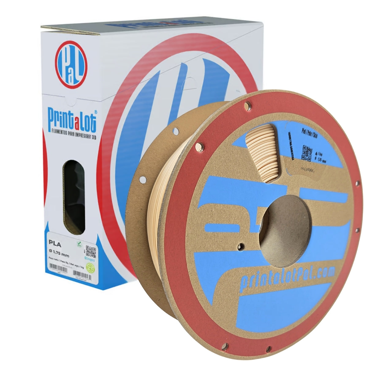 Filamento PLA Bege 1,75mm 1Kg PrintaLot