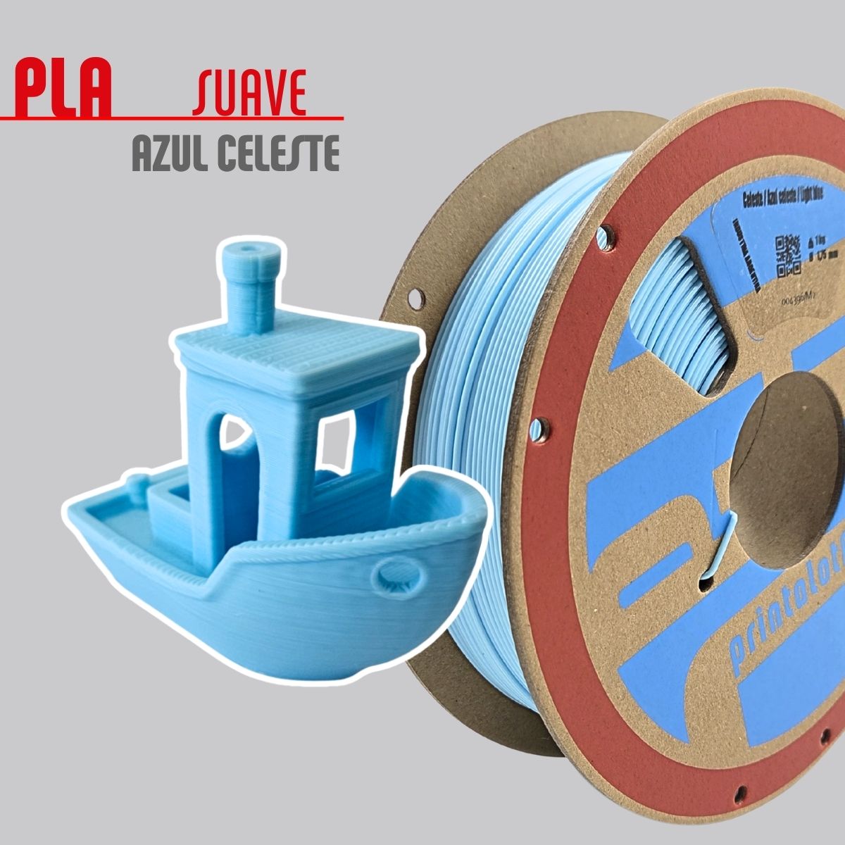 Filamento PLA Azul Celeste 175 1 kg