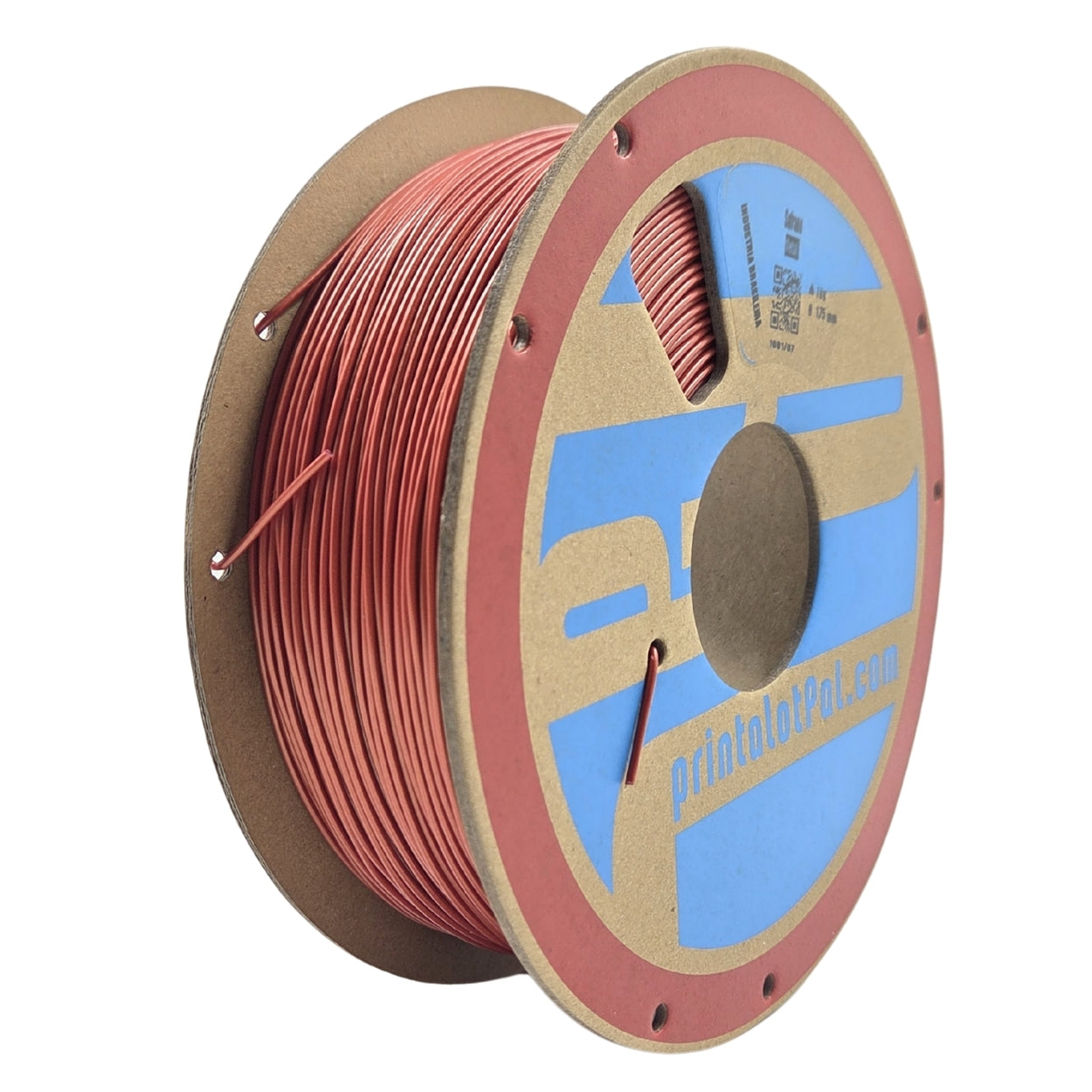 Filamento PLA Metal Vermelho Páprica 1,75mm 1Kg PrintaLot