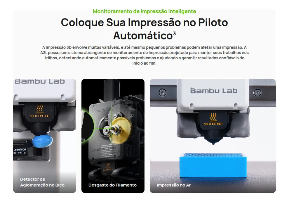 Impressora 3D Bambu Lab A2L Combo com AMS Lite