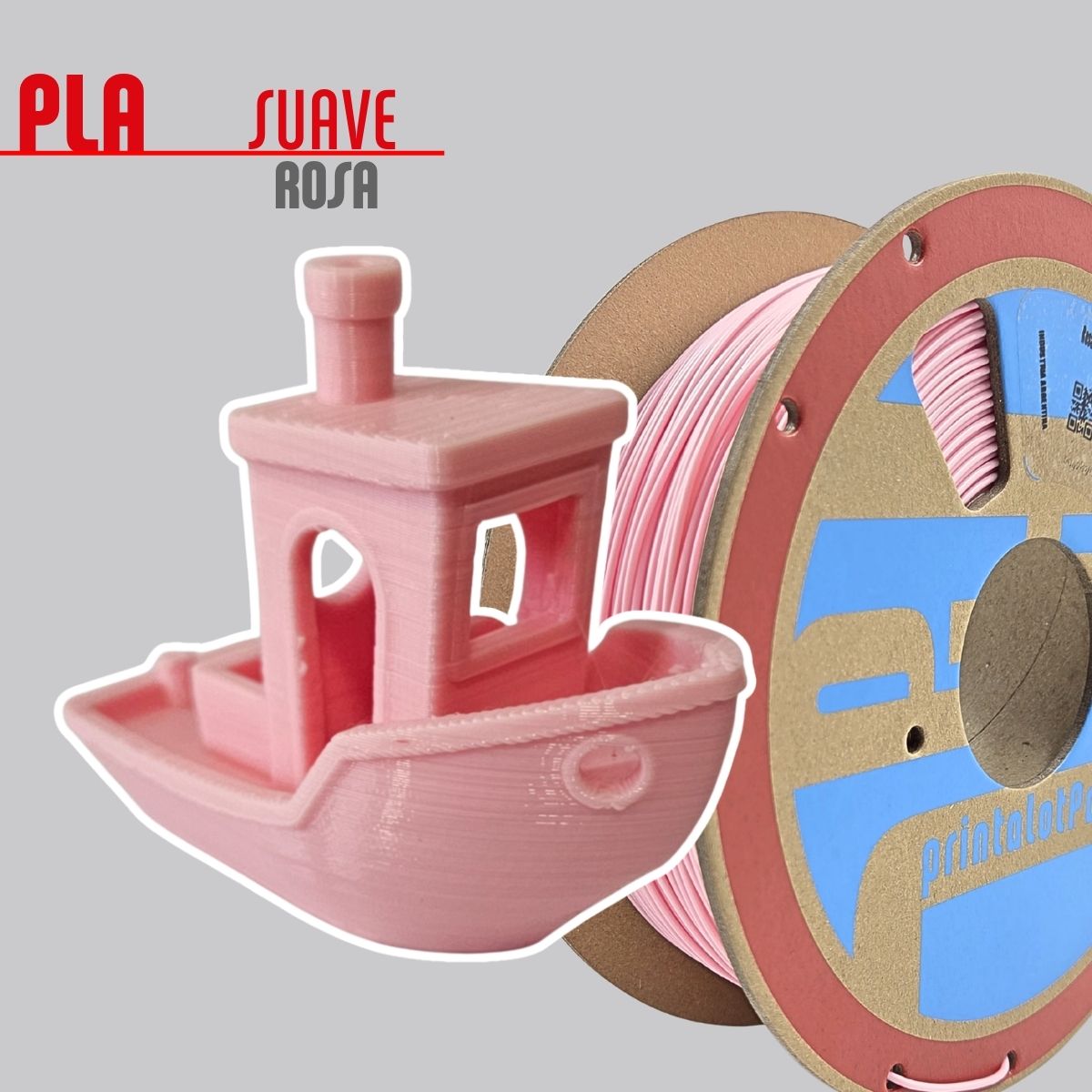 Filamento PLA Rosa 1,75mm 1Kg PrintaLot