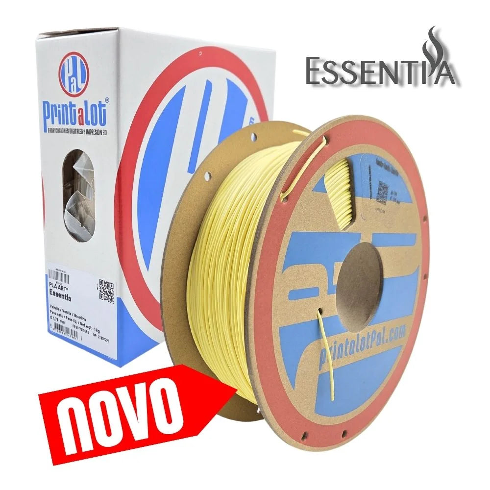 Filamento PLA FLEX ESSENTIA VAINILLA Baunilha 1,75mm 1Kg PrintaLot