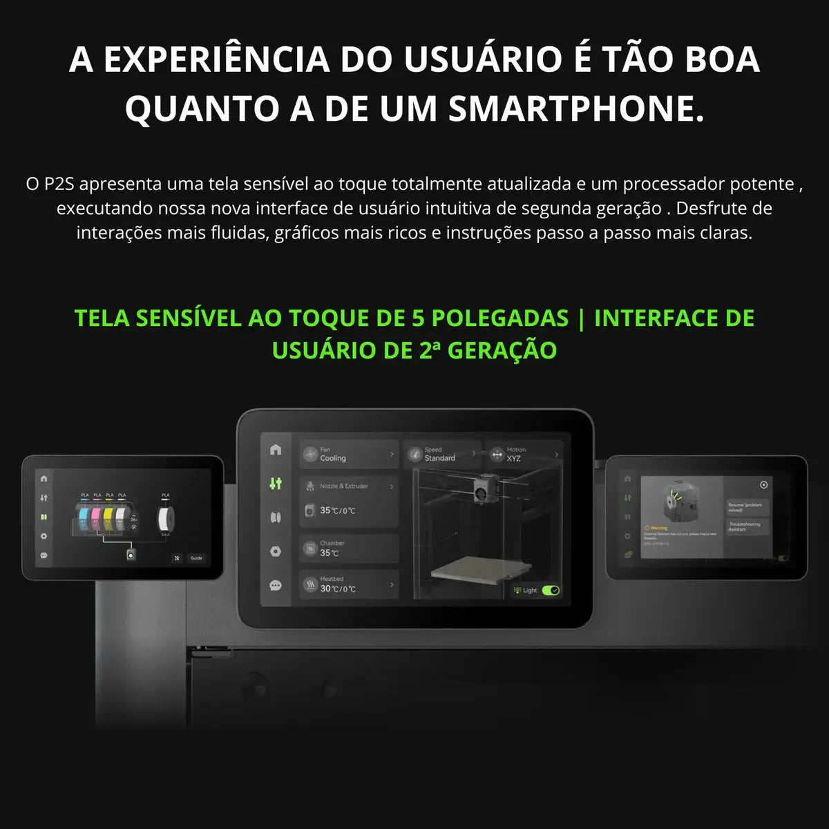 Impressora 3D Bambu Lab P2S + AMS 2 PRO - 110V
