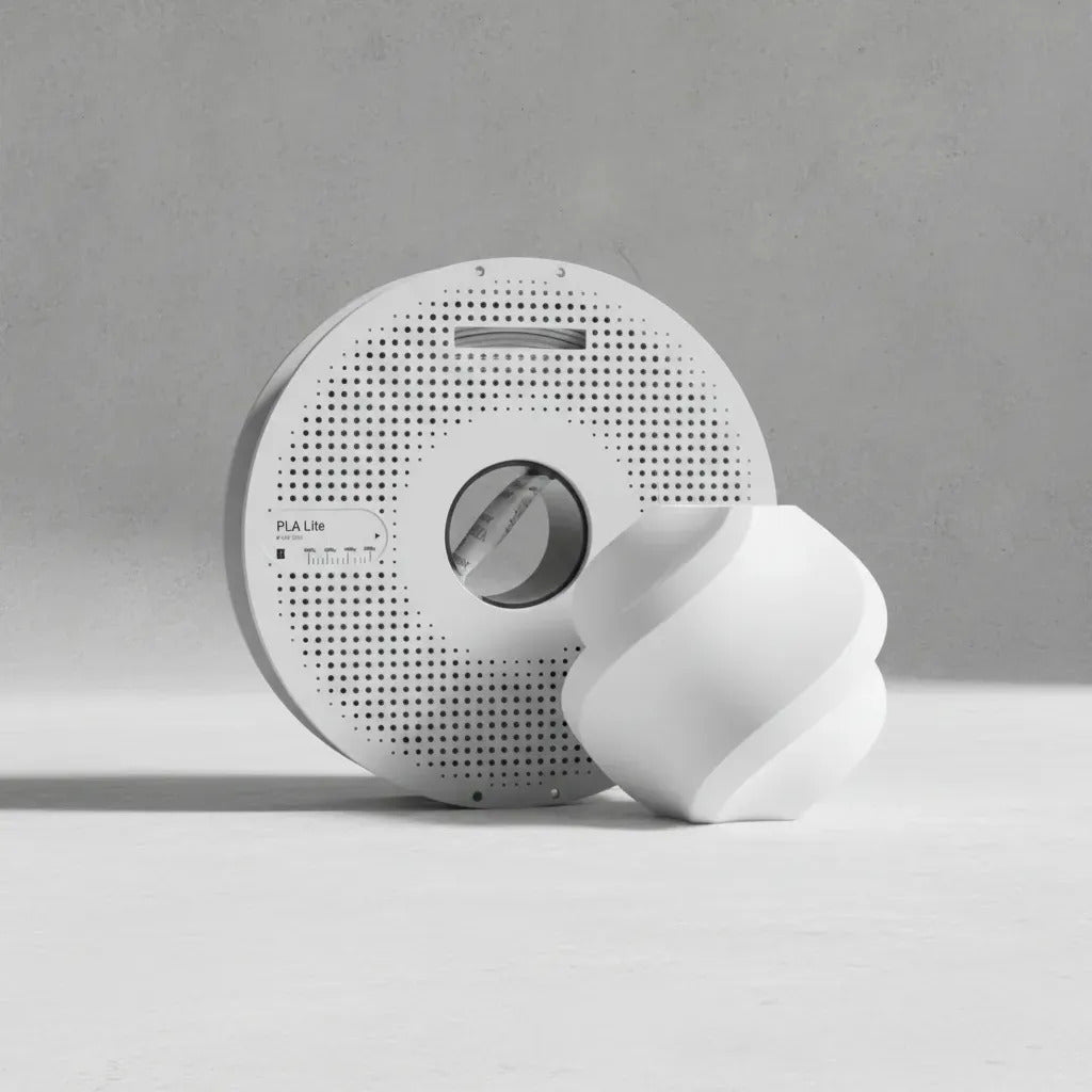 FILAM. 3D BAMBU PLA LITE BRANCO 1.75MM 1KG C/C RT