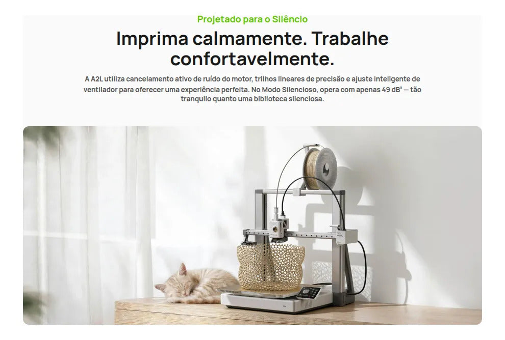 Impressora 3D Bambu Lab A2L Combo com AMS Lite