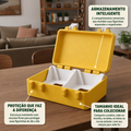 Porta Figurinha Copa do Mundo Com Taça - Verde e Amarelo