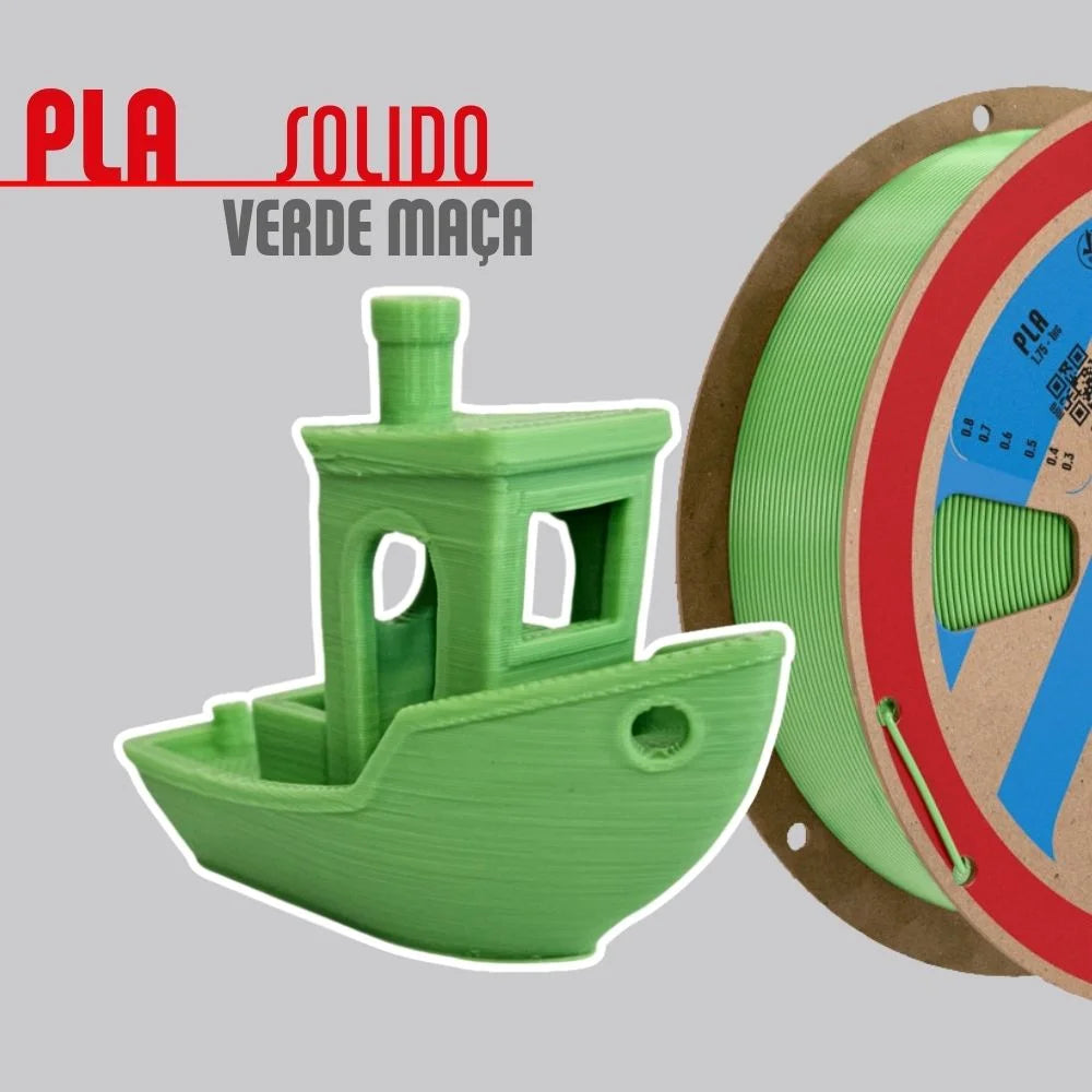 Filamento PLA Verde Maca 175 1 kg
