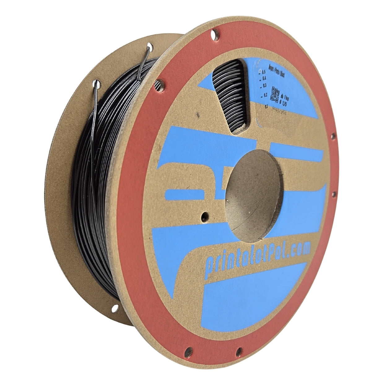 Filamento PLA Preto 1,75mm 1Kg PrintaLot