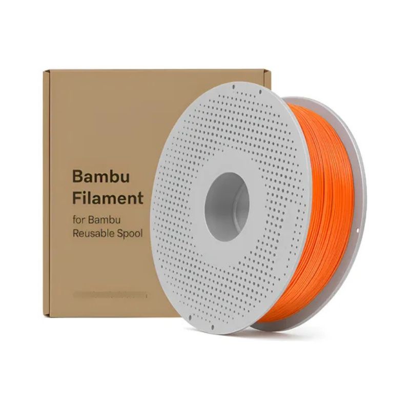 FILAM. 3D BAMBU PLA LITE LARANJA 1.75MM 1KG C/C RT