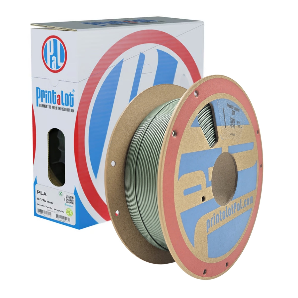 Filamento PLA Metal Verde Militar 175 1 kg