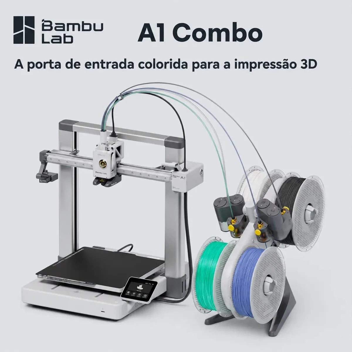 IMPRESSORA 3D BAMBU LAB MODELO A1 + COMBO 127/220V